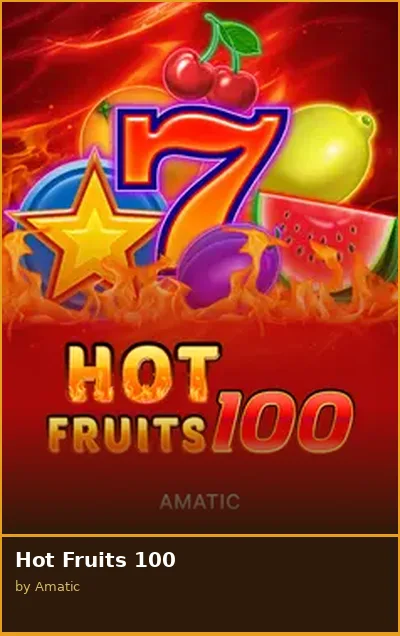 Hot Fruits 100