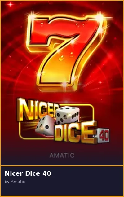 Nicer Dice 40