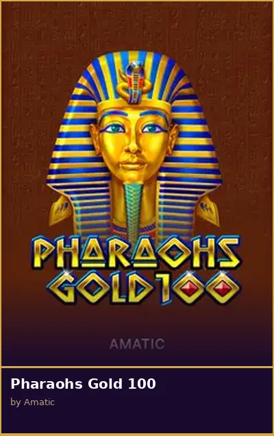 Pharaohs Gold 100